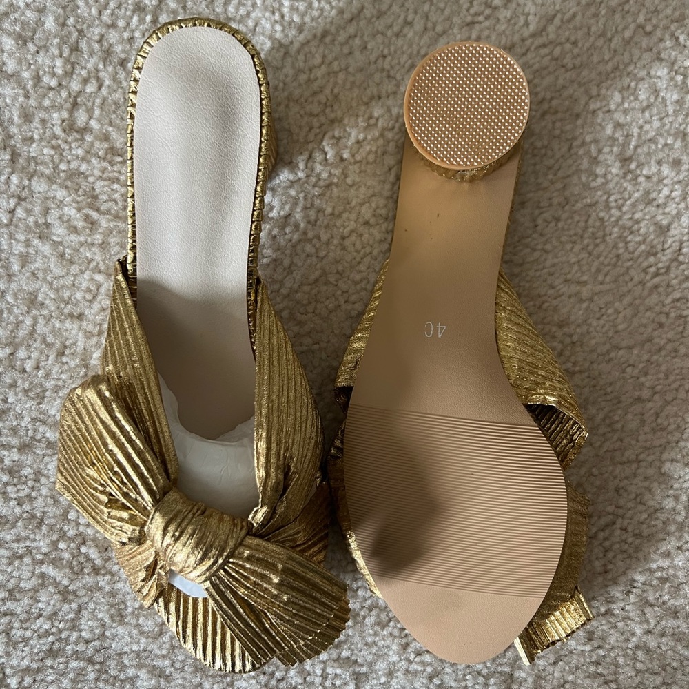 Gold Amazon Shoes